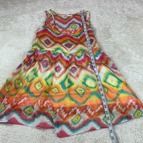 Millau Boho brightly patterned dress, small - Picture 4 of 9